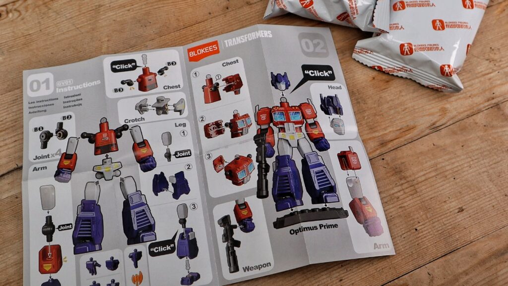 Blokees Galaxy Version instructions | Robotic Drift