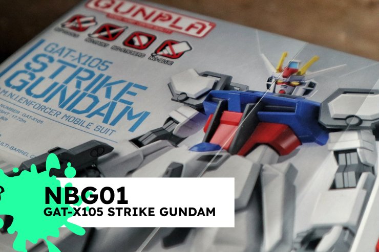 NBG01: EG GAT-X105 Strike Gundam Review | Robotic Drift