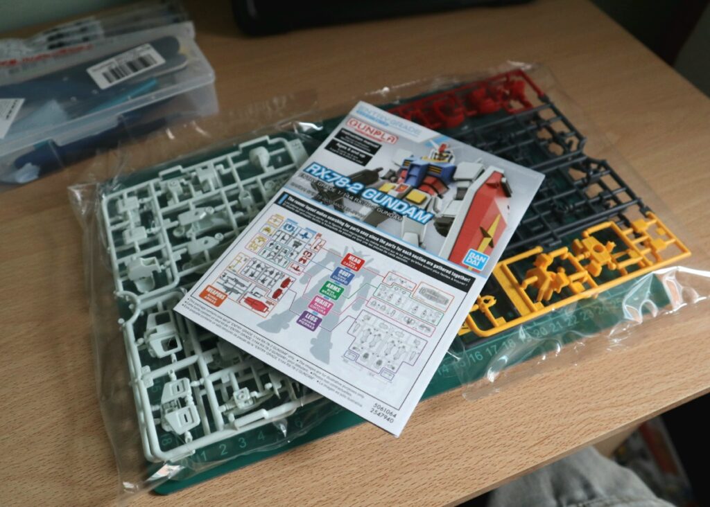 Entry Grade Gundam box contents | Robotic Drift