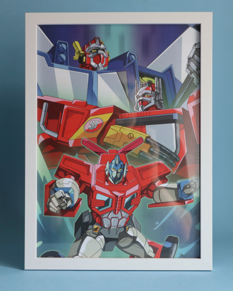 Ryan Button's TFNation 2025 RID Optimus Prime print | Robotic Drift 