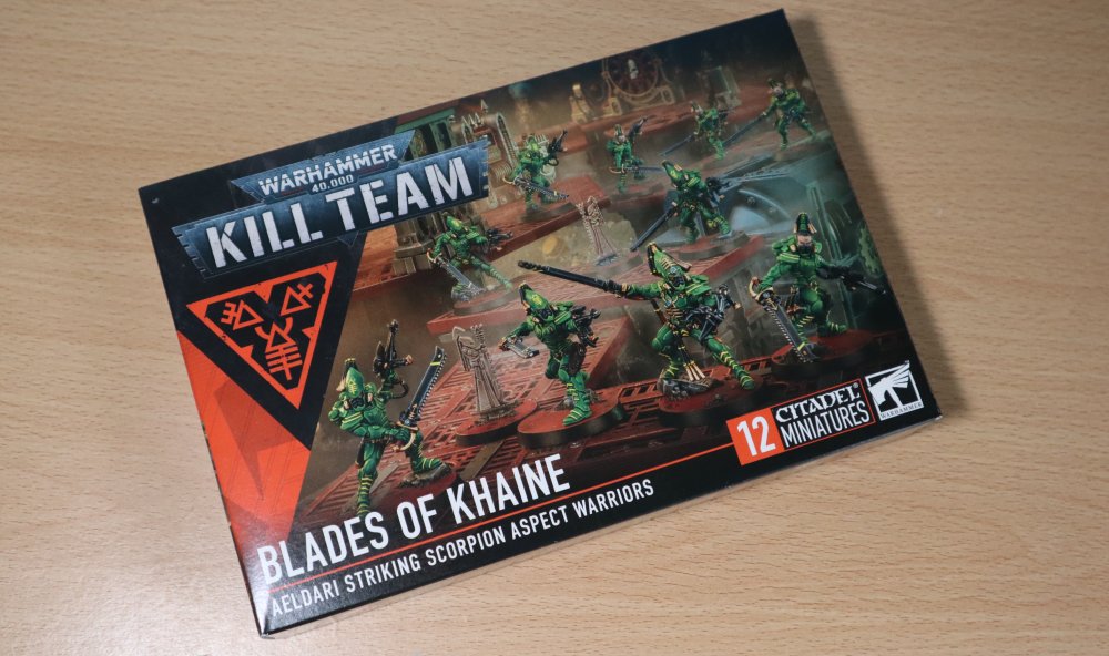 "Blades of Khaine" Striking Scorpions Kill Team Box | Robotic Drift