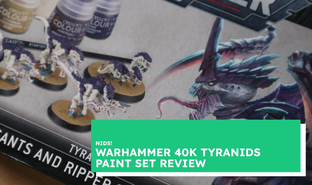Warhammer 40K Tyranid Paint Set Review | Robotic Drift